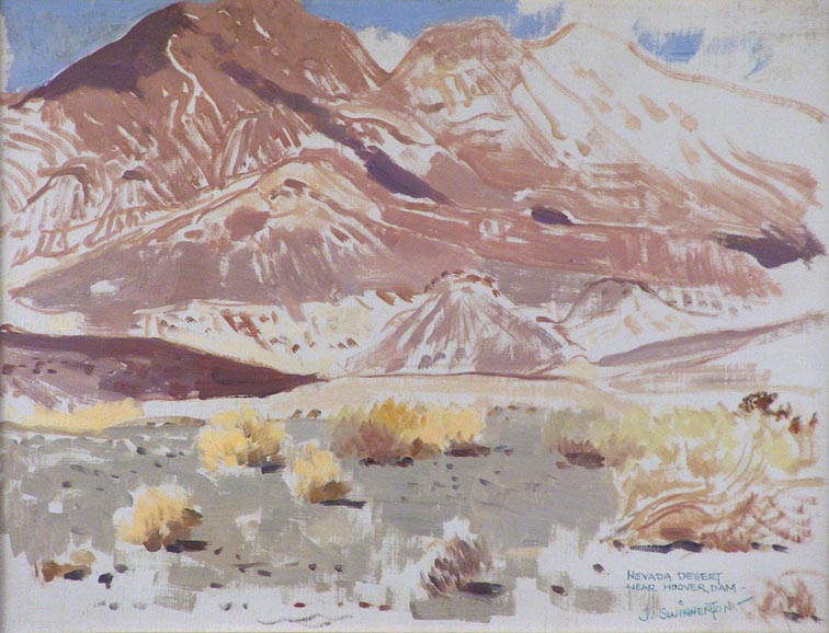 Jimmy Swinnerton Nevada Desert Near Hoover Dam