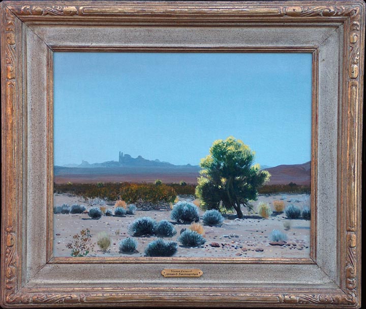 James Guiilford Swinnerton Yuma Desert with Frame