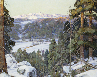 George Gardner Symons Pines in Winter