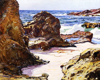 George Gardner Symons Rocks and Sea