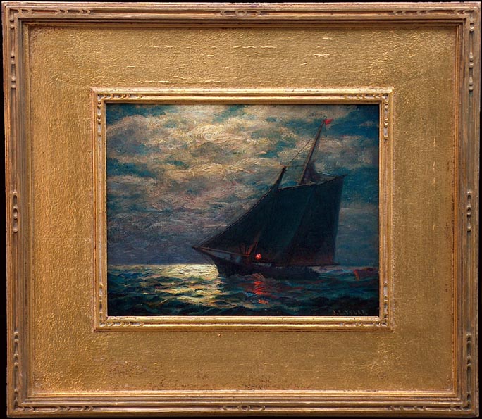 James Gale Tyler Nocturn Sailboat with frame
