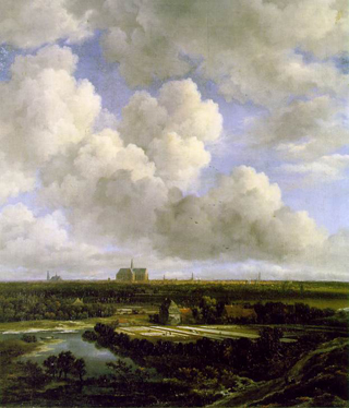 Jacob Van Ruisdael,  Haarlem Bleaching Grounds, 1670-75