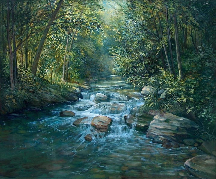 Lydia Vercinsky Forest Stream