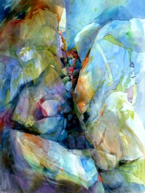 Jean Warren  Abstract Watercolor