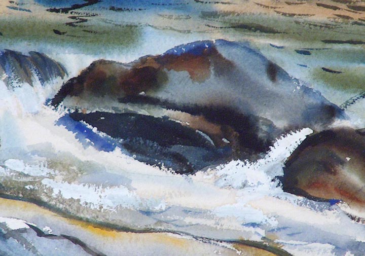 Rene Weaver Tuolumne River California Closeup