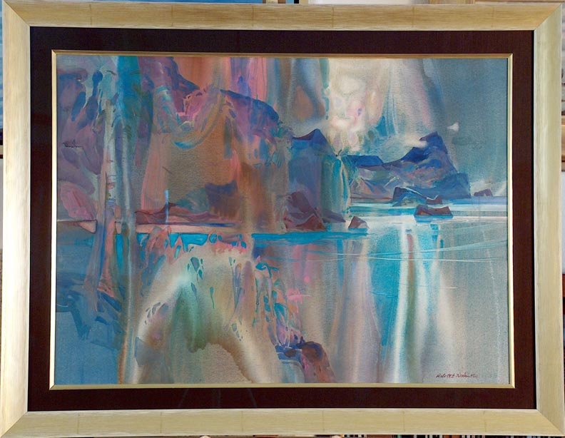 Robert E Wood Tropical Jewels with Frame