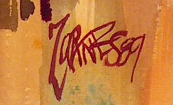 Milford Zornes Mt San Antonio 1989 Signature