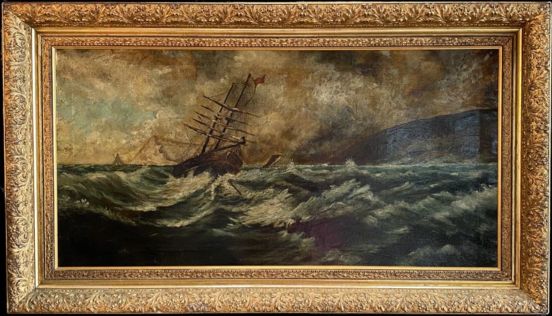 After Gideon Jacques Denny, Moored in the Storm