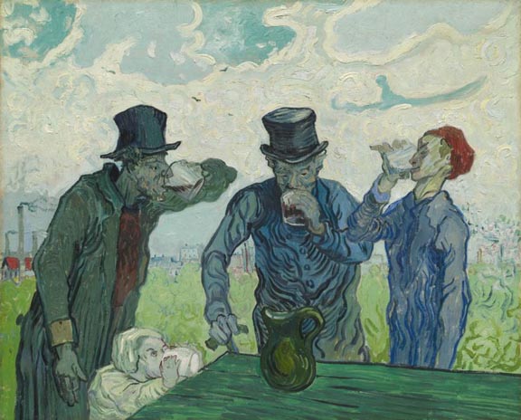 Vincent Van Gogh The Drinkers