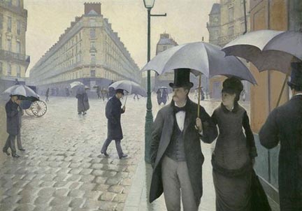 Gustave Caillebotte Paris Street Rainy Day 1877