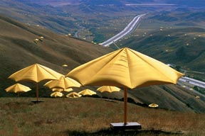 Christi and Jeanne Claudes Umbrellas
