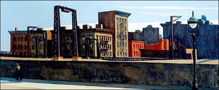 Edward Hoppers Manhatten Bridge Loop 1928