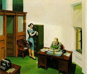 Edward Hopper Office Night