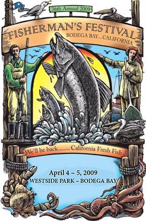 Bodega Bay Fishermans Festival Poster