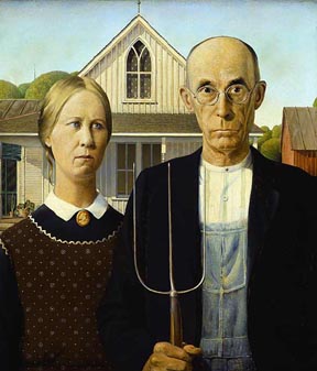 Grant Woods Iconic American Gothic