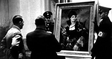 Hitler and Goering with Stolen Art
