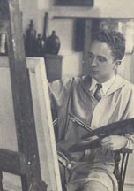Norman Rockwell at Easel