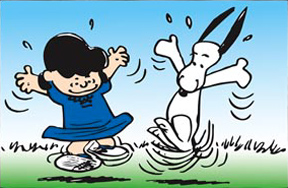 Snoopy and Lucy Dancing