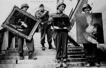 Nazi Soldiers with Stolen Art