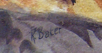 Ralph Baker Shed Ladder and Tree Signature