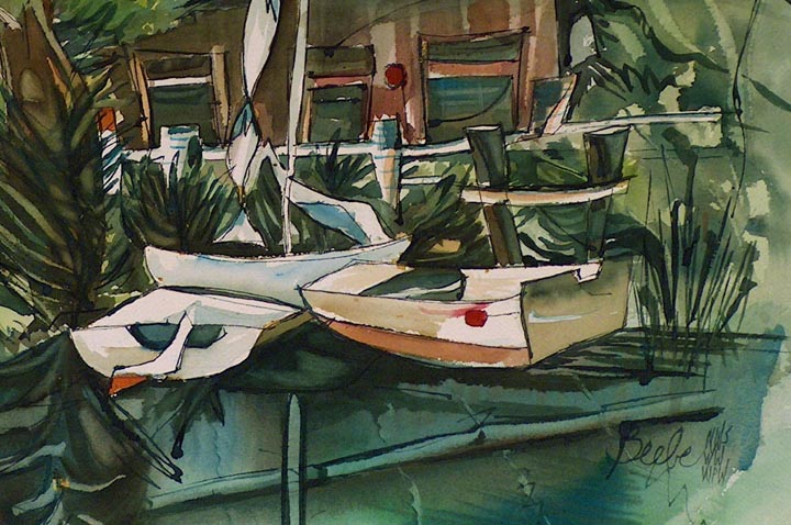 Sandra Beebe Quiet Cove Pacific Grove California Closeup