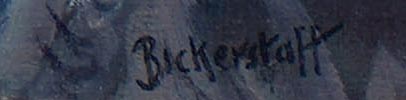 George Bickerstaff "Sea Spray" signature