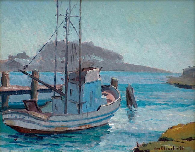 Jon Blanchette California Plein Air artist Fishing Boat