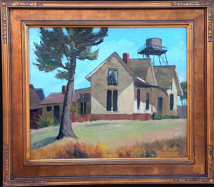 Jon Blanchette Mendocino House with Frame