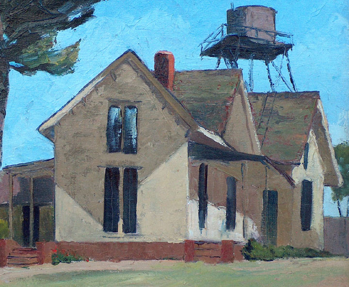Jon Blanchette Mendocino House Closeup
