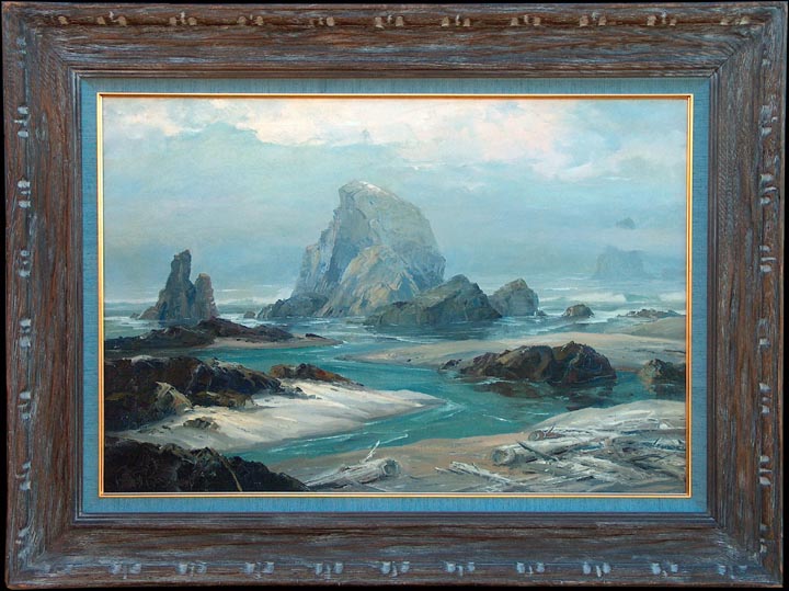 Bennett Bradbury Beach Sentinels with frame
