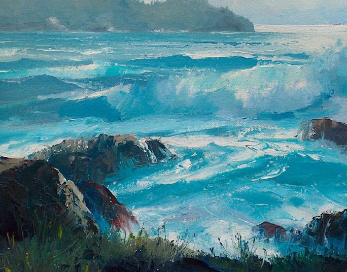Bennett Bradbury Pacific Cove closeup