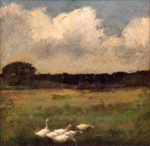 John Appleton Brown White Geese Midsized Thumbnail