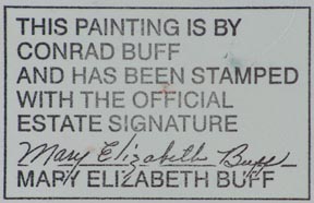 Conrad Buff Sunlit Face Estate Stamp