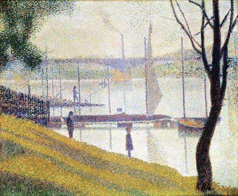 Georges Seurat, Bridge of Courbevois 1886-87