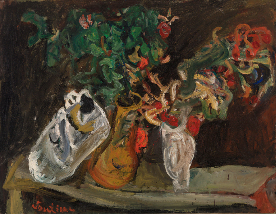 Chaim Soutine, Still Life with Flowers, c1919, Barnes Collection, Philadelphia