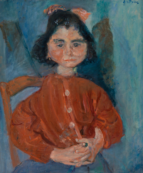 Chaim Soutine, Young Girl in Red Blouse, c1919, Barnes Collection, Philadelphia 