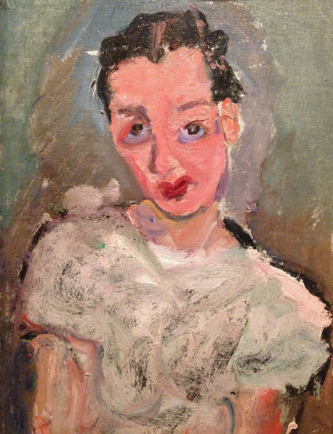 Chaim Soutine, Young Woman in a White Blouse, 1923 Courtauld Gallery, London 