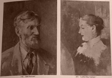 Emil and Luella May Carlsen Portraits