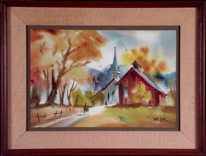 Sam Cook Bright Autumn with Frame