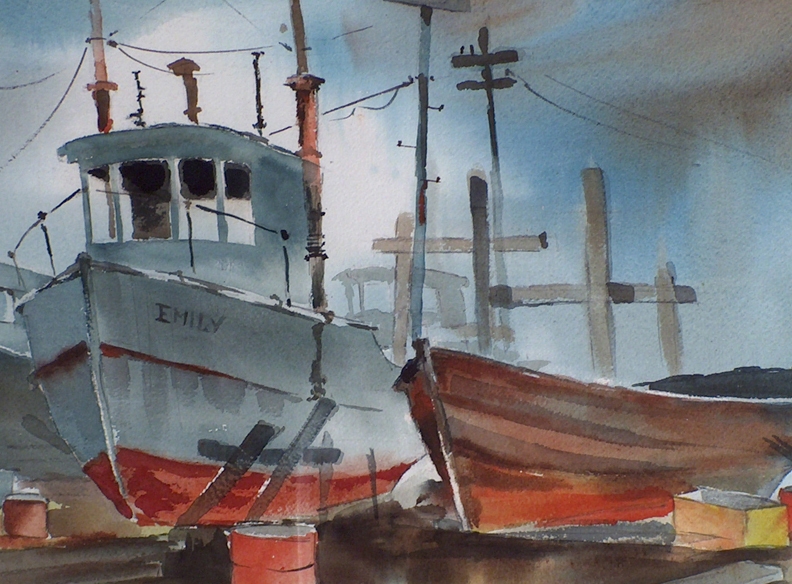 Sam Cook Marshalls Boatyard Closeup