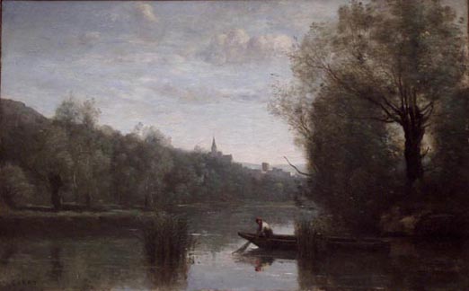 Banks of the Somme at Picquigeny  Artist: Jean-Baptiste-Camille Corot (1796-1875)