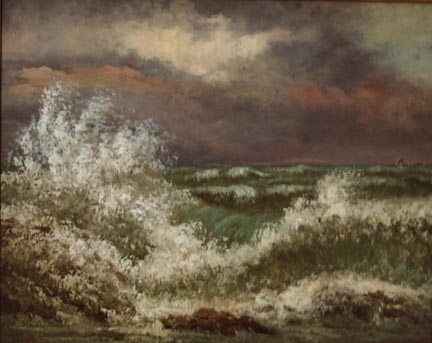 Gustave Courbet The Wave ca 1869