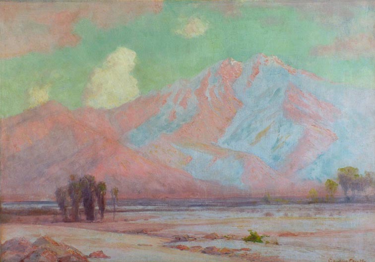 Gordon Coutts Morning Desert with Palms