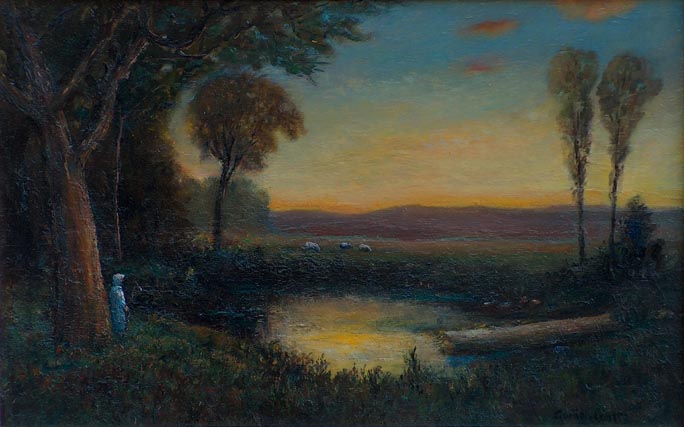 Gordon Coutts Sheherd and Sheep