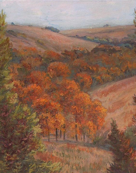 Frank Cuprien Fall Landscape closeup