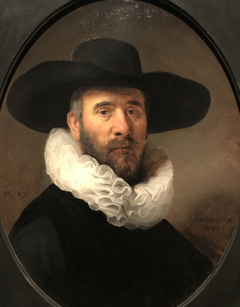 Portrait of Dirck Jansz. Pesser, c1934 Rembrandt van Rijn, 1606-1669