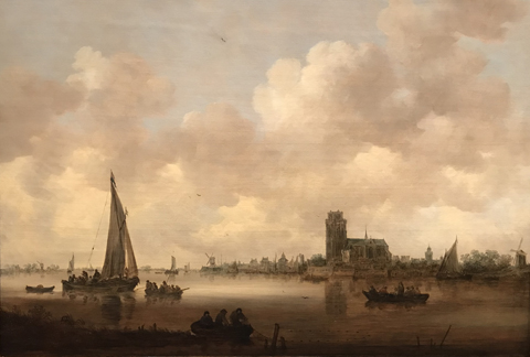 View of Dordrecht, 1645 Jan van Goyen, Northern Netherlands, 1596-1656