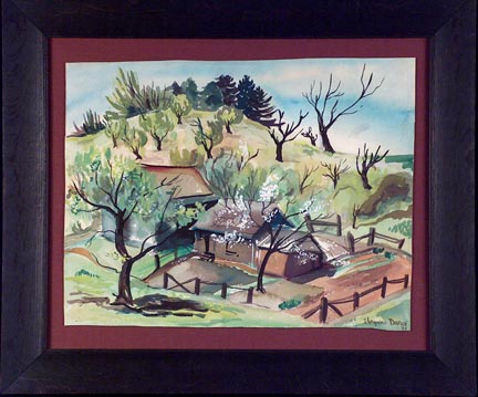 Virginia Darce, Spring Landscape, 1944