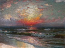 Richard Dey De Ribcowsky Sunset Seascape Midsized Thumbnail