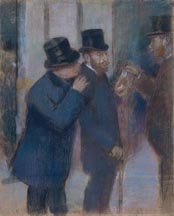 Edgar Degas Portraits at the Stock Exchange